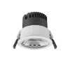 USTOP R down 10W Podhledové svítidlo, materiál hliník, povrch bílá, LED 10W, 1350lm, teplá 3000K, Ra90, ASYMEREICKÉ WALLWASHER, 230V, IP40, tř.2, rozměry d=83mm, h=75mm náhled 1