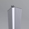 PRF nanoprofil I Zápustný rohový profil pro instalaci LED pásků do sádrokartonu, materiál hliník, difuzor plast opál, povrch šedá, max šířka LED pásku 4mm, rozměry 40,3x24,3mm, délka l=3m, vč. 2 koncovek. náhled 1
