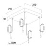 NERESIOLA čtverec pouze závěs Závěs pro svítidlo, materiál hliník, povrch bílá, rozměry 210x210x32mm, vč závěsu l=2500mm lze zkrátit, POUZE ZÁVĚS SVÍTIDLA náhled 5