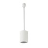 PRESSO závěsné LED Závěsné bodové svítidlo, těleso kov, povrch bílá, pro LED modul 18,3W, IP20, rozměry d=150mm, h=201mm, vč závěsného kabelu l=1200mm lze zkrátit, POUZE svítidlo, LED MODUL SAMOSTATNĚ náhled 1