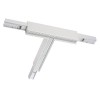 GRIMPSY LED spojka T Stropní, přisazené/závěsné svítidlo spojka T,  materiál hliník, povrch bílá, krycí plast transp, LED 30W, 3312lm, teplá 3000K, UGR<16, 230V, IP20, Ra80, tř.1, rozměry 463x567x68mm náhled 1