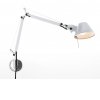 TOLOMEO MICRO PARETE Těleso lampy těleso hliník, povrch elox červená, pro žárovku 1x60W, E14, 230V, IP20, ramena cca 2x cca 300mm, celková délka 740mm, kabel 2m s vyp, nástěnný úchyt SAMOSTATNĚ náhled 6