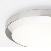 AWIT do koupelny 60W E27 IP44 Stropní svítidlo, základna kov, povrch chrom lesk, difuzor sklo opál, pro žárovku 60W, E27, 230V, do koupelny IP44, tř.2, rozměry d=300mm, h=87mm náhled 2