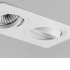 BINTONIT 2x50W GU10 Stropní, podhledové svítidlo, výklopné +-20°, materiál hliník, povrch bílá, pro žárovku 2x50W, GU10, 230V, IP20, tř.1, rozměry 210x100x143mm náhled 3