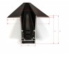 AVIDUS SN TRACK MG II, 48V Vestavná lišta pro magnetický systém, materiál hliník, povrch černá, 48V, rozměry 70x52mm, l=2000mm, vč. dvou koncovek. náhled 3