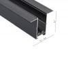 BERNA TRACK MG I, 230V Vestavná lišta pro magnetický systém, materiál kov, povrch černá, jednofázová, 230V, IP20,, rozměry 68x57mm, délka l=3000mm. náhled 3