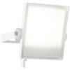 ONILIO LED 10W IP65 VÝPRODEJ Venkovní svítidlo, reflektor plochý, těleso hliník, povrch bílá, difuzor plast opál, nastavitelný směr svícení, LED 10W, 800lm, neutrální 4000K, 230V, IP65, tř.1, rozměry 133x115x náhled 1