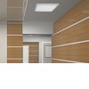 MR121 - Rám pro LED panel 60x60 Montážní rám pro stropní montáž LED panelů, materiál hliník, povrch bílá, rozměr rámu 600x600x50mm, DIY šroubovací, rozložený náhled 4