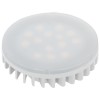 LM-GX53-LED VÝPRODEJ Světelný zdroj LED, zákl plast bílá, difuzor plast opál, LED 6W, GX53, teplá 3000K, 550lm, Ra80, 230V, stř život 15.000h, 15.000x zap/vyp, d=75mm h=27mm náhled 1