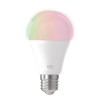 CONNECT-Z LM-ZIG-RGB/CCT E27 A60 9W OPAL VÝPRODEJ Světelný zdroj, žárovka, kov, plast opál,  LED 9W, 806lm, E27, A60,  dálk ovl, nebo smart telefon, lze stmívat, nast teplota CCT teplá 2700K - denní 6500K, Ra80, 230V, d=60mm, l=118mm náhled 1