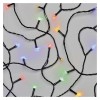 VR BASIC 100 LED barevný svítí stále IP44, 10m VÝPRODEJ Spojovatelný vnitřní/venkovní vánoční řetěz, 100 LED barevný červená, zelená, modrá žlutá, svítí stále, svítící část 10m, rozteč 0,1m, IP44, kabel černá, trafo SAMOSTATNĚ náhled 2
