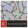 VR BASIC 100 LED barevný svítí stále IP44, 10m VÝPRODEJ Spojovatelný vnitřní/venkovní vánoční řetěz, 100 LED barevný červená, zelená, modrá žlutá, svítí stále, svítící část 10m, rozteč 0,1m, IP44, kabel černá, trafo SAMOSTATNĚ náhled 3