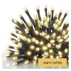 VR BASIC 100 LED řetěz bílá svítí stále IP44, 10m VÝPRODEJ Spojovatelný vnitřní/venkovní vánoční řetěz, 100 LED studená, svítí stále, svítící část 10m, rozteč 0,1m, IP44, kabel černá, trafo SAMOSTATNĚ náhled 4