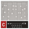VT BASIC 100 LED, třásně, bliká, IP44, 2,5x0,9m VÝPRODEJ Spojovatelný vnitřní/venkovní vánoční třásně, 100 LED studená, 90 LED svítí stále, 10 LED bliká, svítící část l=2,5mx0,9m, rozteč 0,1m, IP44, kabel transparent, trafo SAMOSTANĚ náhled 1