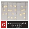 VT BASIC 100 LED, třásně, bliká, IP44, 2,5x0,9m VÝPRODEJ Spojovatelný vnitřní/venkovní vánoční třásně, 100 LED studená, 90 LED svítí stále, 10 LED bliká, svítící část l=2,5mx0,9m, rozteč 0,1m, IP44, kabel transparent, trafo SAMOSTANĚ náhled 5