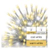 VT BASIC 100 LED, třásně, bliká, IP44, 2,5x0,9m VÝPRODEJ Spojovatelný vnitřní/venkovní vánoční třásně, 100 LED studená, 90 LED svítí stále, 10 LED bliká, svítící část l=2,5mx0,9m, rozteč 0,1m, IP44, kabel transparent, trafo SAMOSTANĚ náhled 8