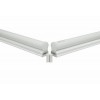 STRIK LED 15W 1180mm Přisazené stavebnicové svítidlo, těleso hliník, povrch bílá, difuzor opál, LED 15W, neutrální 4000K, 1280lm, Ra80, 230V, IP20, l=1180mm, 35x26mm, vč. vypín., připojení konektor náhled 6