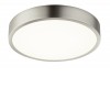 WILLO LED 22W IP20 kruhové VÝPRODEJ Stropní přisazené svítidlo, těleso hliník, povrch nikl mat, difuzor plast opál, LED 1x22W, 2475lm/1980lm, neutrální 4000K, stmív TRIAC, 230V, IP20, tř.2, rozměry d=170mm, h=26mm náhled 1