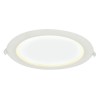 MORGAN LED 24W IP65 VÝPRODEJ Stropní vestavné svítidlo, těleso plast, povrch bílá, difuzor plast opál, LED 24W, 1900lm, teplá 3000K, 230V, IP65, tř.2, rozměry d=245mm, h=42mm náhled 1