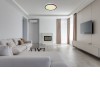 CHRISO R 40W, CCT, RGB Stropní svítidlo, kruhové, těleso kov, povrch černá mat, dif plast opál, LED 40W, CCT nastav teplota teplá 2700K-denní 6500K pomocí ovl, 4250lm, RGB, stmív., 230V, IP20, tř.1, rozměry d=450mm, h=70mm. náhled 4
