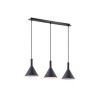 CONIO 3x Závěsné svítidlo, základna kov, povrch bílá, difuzor sklo bílé mat, 1x40W, E14, 230V, IP20, stínítko d=200/h=320mm, zákl l=820mm, záv 1260mm náhled 2
