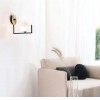 PRITE WL 1x15W G9 Nástěnné svítidlo, základna kov, povrch mosaz a černá, dif sklo opál, pro žárovku 1x15W, G9, 230V, IP20, tř.1, rozměry 130x240x255mm. náhled 3