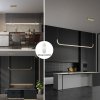 LED 26W Tuya ZigBee CCT Závěsné svítidlo, kov, zlatá, dif plast opál, LED 26W, 1820lm, smart TUYA, Zigbee 3.0, dálk ovl. (souč.) nebo tel. CCT nast teplota teplá 3000K-denní 6000K, stmív, 1200x20mm, vč. záv. lank l=1500mm. náhled 2