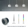 SMART vypínač ZigBee Otočný vypínač, SMART, Zigbee 3.0, kompatibilní smart systém Tuya, nastav CCT teplota, stmív., funkce zap/vyp, baterie 3V, IP20, plast bílá, rozměry d=40mm, h=29mm. náhled 3