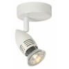 ORDI-LED 1x5W GU10 Stropní svítidlo bodové, nastavitelný směr svícení, těleso kov, povrch chrom šedostříbrná, LED 1x5W, GU10, teplá 2700K, 350lm, 230V, IP20, tř.1, rozměry 90x90x130mm, vč.sv.zdr. náhled 3