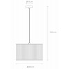 DRYOP HL 1x40W, E27 Závěsné svítidlo, těleso kov, povrch černá, stínítko bambus, pro žárovku 1x40W, E27, 230V, IP20, tř.2, rozměry d=400mm, vč závěs kabelu l=1600mm, lze zkrátit. náhled 2
