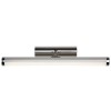 ALIARUTA LED 1x11W Nástěnné svítidlo, těleso kov, povrch chrom stříbrná lesk, difuzor plast opál, LED 1x11W, neutrál 4000K, 700lm, 230V, do koupelny IP44, tř.2. rozměry 372x100x76mm náhled 1
