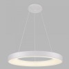 LEGNICA S Závěsné svítidlo, těleso hliník, povrch bílá, dif plast opál, LED 80W, 5600lm, TW Tunnabel white CCT teplá 3000K/neutr 4000K, stmív. ZigBee, 230V, IP20, d=980mm, h=35mm, vč záv lanka h=2500mm náhled 1