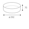 FOR stínidlo Kroužek pro svítidlo, těleso kov, povrch černá, rozměry d=360mm, h=35mm náhled 7