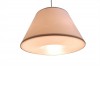 MICHELI 3x60W E27 KUŽEL Závěsné svítidlo, tvar kužel, základna kov, povrch chrom, kabel transp, stínítko textil bílá, difuzor sklo opál, pro žár 3x60W, E27, 230V, IP20, tř.1, d=460mm, h=260mm, závěs l=1500mm, lze zkrátit náhled 5