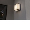DOBI WL SQ 19,1W, IP54 Nástěnné venkovní svítidlo, těleso hliník, povrch tmavě šedá, difuzor plast opál, LED 19,1W, 1500lm, neutrální 4000K, Ra80, 230V, IP54, tř.1, rozměry 150x150x80mm. náhled 3