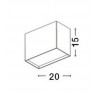MORKE 200X105x150mm Příslušenství svítidla, box přisazeného svítidla, těleso hliník, povrch černá, rozměry l=200mm w=105mm h=150mm náhled 3