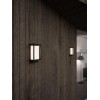 HIRVIO LED 8W, IP44 Nástěnné venkovní svítidlo, těleso hliník, povrch černá, difuzor plast opál, LED 8W, 550lm, teplá 2700K, 230V, IP44, tř.1, rozměry 221x147mm, vyzařovací úhel 120° náhled 6