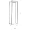 SAMERI FL LED 7W, IP54 Sloupkové venkovní svítidlo, těleso hliník, povrch černá, difuzor plast, LED 7W, teplá 3000K, 210lm, Ra80, 230V, IP54, tř.1, rozměry 500x140mm náhled 2