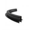HOROS oblouková lišta 64x46,5 Oblouková lišta pro vestavný magnetický systém, materiál hliník, povrch černá, 48V, rozměry 64x46,5mm, délka l=0,8m. náhled 1