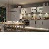 CONIUGA HL 37W Závěsné svítidlo, těleso hliník, povrch černá, dif plast opál, LED 37W, 3495lm, teplá 2700K , 230V, IP20, tř.2, rozměry 1000x25x35mm, vč závěs lanka l=1500mm, lze zkrátit, svítí nahoru/dolů. náhled 4