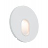LENGIS LED 1,7W R Vestavné svítidlo do stěny kruhové, materiál plast, bílá, LED 1,7W, teplá 2700K, 110lm, 230V, IP20, tř.2, d=78mm, h=35mm, svítí dolů, montáž do KU68 náhled 1