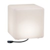 CONSUL III 6,5W Zahradní svítidlo do záhonu, tvar krychle, těleso plast, difuzor opál, LED 6,5W, 575lm, teplá 3000K, 24V, IP67, tř.3, rozměry 300x300x300mm, s bodcem do záhonu. náhled 1