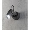 MERGEN WL Venkovní přisazené,  bodové svítidlo, těleso hliník, povrch grafitově černá, krycí sklo čiré, pro žárovku 1x35W, GU10, 230V, IP54, rozměry d=60mm. náhled 1