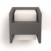 ARBOUR Nástěnné, venkovní svítidlo, těleso hliník, povch černá, difuzor plast opál, LED 4,5W, teplá 3000K, 400lm, 230V, IP44, rozměry 130x130x130mm náhled 2