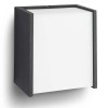 MACAW Nástěnné svítidlo, materiál plast, povrch černá, difuzor plast, LED 1x3,5W, svítí cca jako 15W žárovka, teplá 3000K, 230V, IP44, tř.2, 122x85x130mm náhled 1