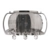 SABADEL WL Nástěnné svítidlo, základna kov, povrch chrom, difuzor sklo 30% transparent chrom, pro žárovku 2x33W, G9, 230V, IP20, tř.2, rozměry 250x130x125mm. náhled 1