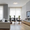 ALCEA 36W Stropní svítidlo, těleso kov, povrch chrom, difuzor plast opál, LED 36W, efekt hvězdné oblohy, neutrální 4000K, 2200lm, 230V, IP20, tř.1. rozměry d=490mm, h=45mm. náhled 4