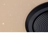FUMARIA LED 24W CCT RGB + BLUETOOTH Stropní svítidlo, těleso kov, bílá a černá, dif plast opál se třpyt. efekt, LED 24W, 1600lm, dálk. ovl. nastavitelná teplota CCT teplá 3000K-denní 6500K, RGBW, stmív, 230V, IP20, d=395mm, BT reprod. náhled 2