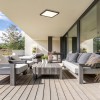LEONU SQ 15W, CCT, IP44 Stropní venkovní svítidlo, plast černá, difuzor plast opál, LED 15W, smart TUYA smart WiFi, dálk. ovl. nast teplota CCT teplá 2700K, denní 6500K, 1190lm, stmív., 230V, IP44, tř.2, rozměry 250x250x30mm náhled 18