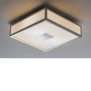 RAMP 280 Přisazené stropní svítidlo, základna kov, povrch chrom lesk, difuzor psklo opál, pro žárovku 2x52W, E27, 230V, IP44, rozměry: d=280mm, l=280mm, h=73mm náhled 3
